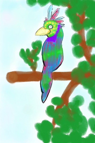 Spirit Bird | Sakana_Koi | Digital Drawing | PENUP