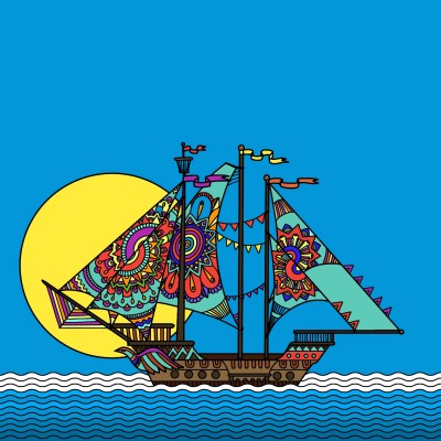 Ship. and calm seas | Trish | Digital Drawing | PENUP
