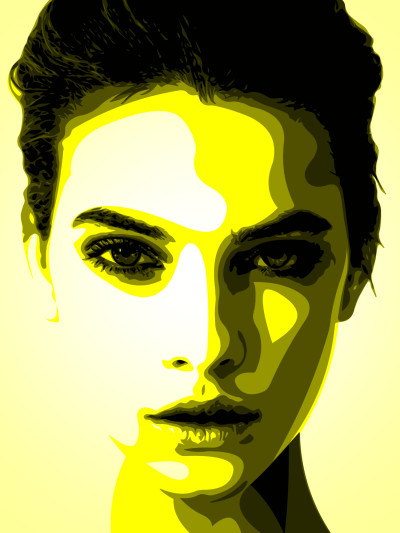 Yellow : Face | Kine | Digital Drawing | PENUP