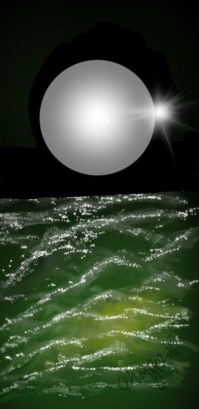 Simple moon | Cmingo417 | Digital Drawing | PENUP