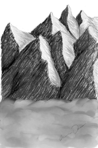 mountain fog | Davisdesigns | Digital Drawing | PENUP