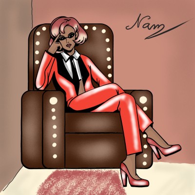 red lady | num | Digital Drawing | PENUP