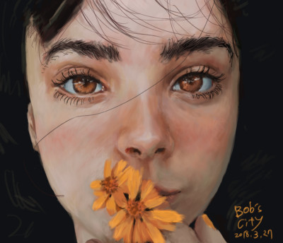 Portrait Digital Drawing | bobssam | PENUP