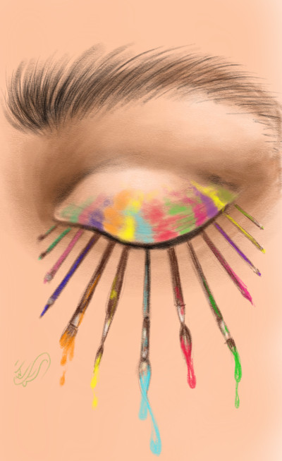 The artist's eyes...! | sitaArt | Digital Drawing | PENUP