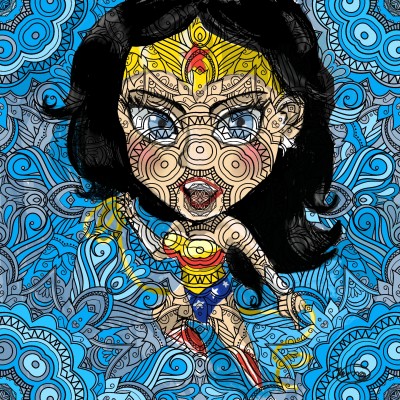 Mini Wonder Woman  | Ria1 | Digital Drawing | PENUP