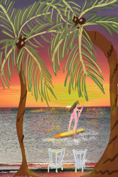 good day for paddle board  | Daisy-C.K.W. | Digital Drawing | PENUP