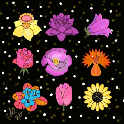 Flower painting  | Daisy-C.K.W. | Digital Drawing | PENUP