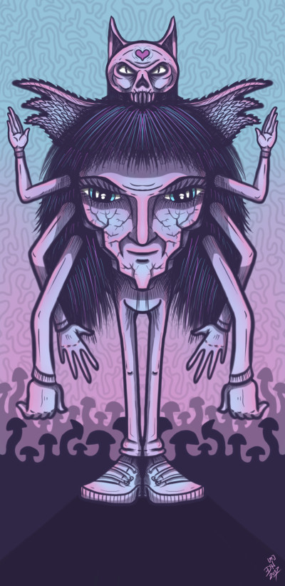 mushroom witch by nikolass | nikolass83 | Digital Drawing | PENUP