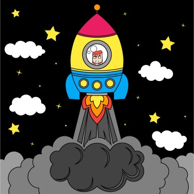 Rocket ship | Barrios4 | Digital Drawing | PENUP