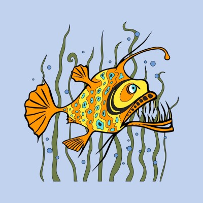 Ugly fish of the sea | Teacakes | Digital Drawing | PENUP