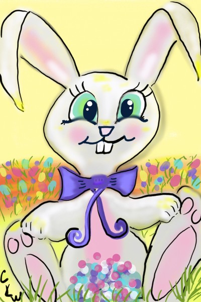 Peter's Easter egg hunt. | Daisy-C.K.W. | Digital Drawing | PENUP
