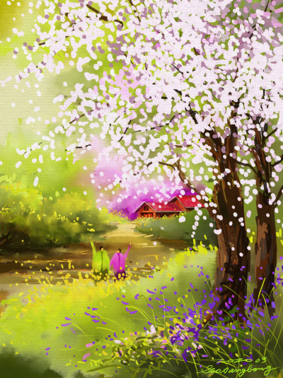 Cherry blossom  | SSB | Digital Drawing | PENUP