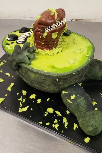 Avocado alien baby shower cake | Rebecca | Digital Drawing | PENUP