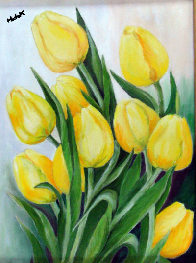Yellow Tulips | HateX | Digital Drawing | PENUP