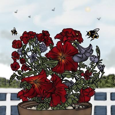 When the bees ... | SconeeLass900 | Digital Drawing | PENUP