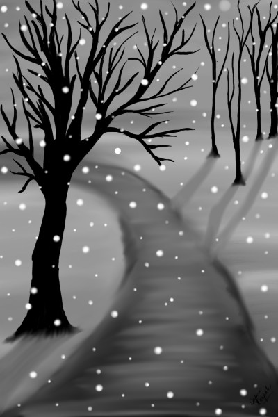 snow scenes..... | SapnaDeepak1511 | Digital Drawing | PENUP