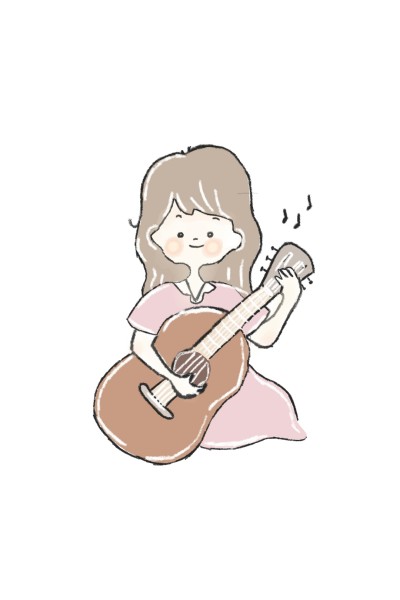 Me and my guitar | Skittle-chan | Digital Drawing | PENUP