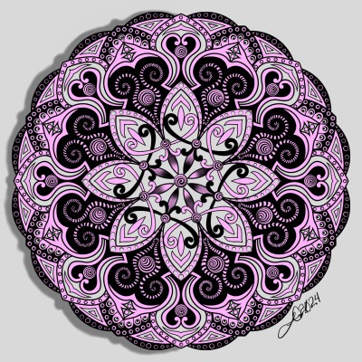 Untitled Mandala  | SocialButterfly | Digital Drawing | PENUP