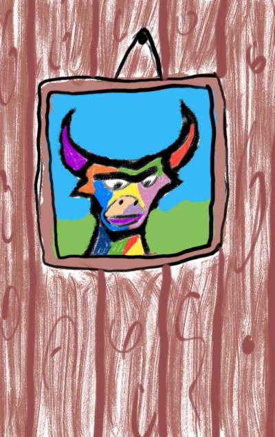 COW ON THE WALL | Ellis-18 | Digital Drawing | PENUP