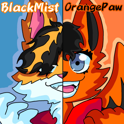 Blackmist and Orangepaw D.T.I.Y.S | Ur_Average_Weeb | Digital Drawing | PENUP
