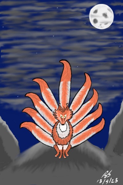 Nine tailed fox  | RichB | Digital Drawing | PENUP