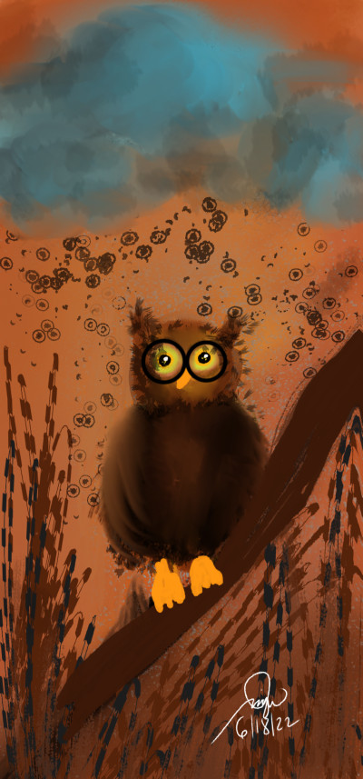 owl | mags | Digital Drawing | PENUP