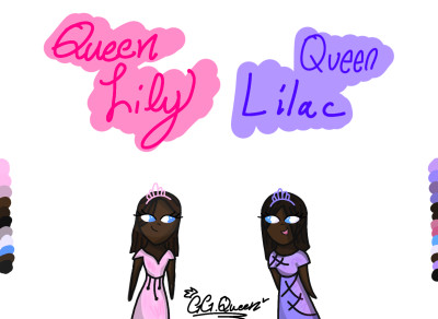 Queen Lily and Queen Lilac | GG.Queen | Digital Drawing | PENUP