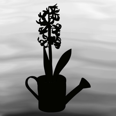 Black Sunset Flowers | Kevin | Digital Drawing | PENUP
