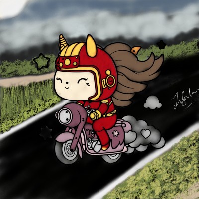 Girl rider | SconeeLass900 | Digital Drawing | PENUP