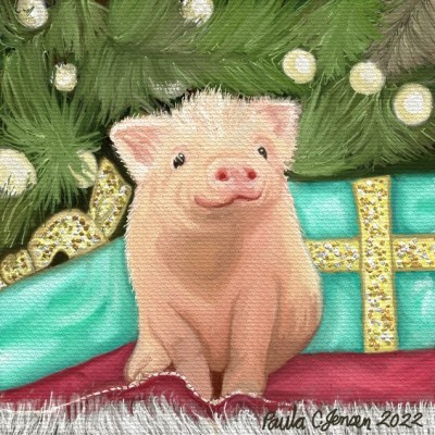A Little Pig by Paula C. Jensen, 2022 | Paula_Jensen | Digital Drawing | PENUP