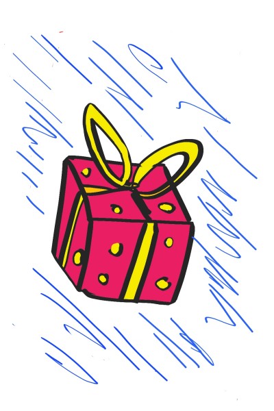 Santa Gift | Krishna | Digital Drawing | PENUP