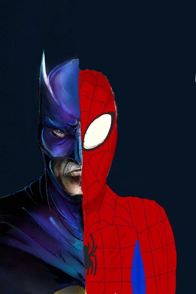 spider man vs bat man  | Sogolmzh | Digital Drawing | PENUP