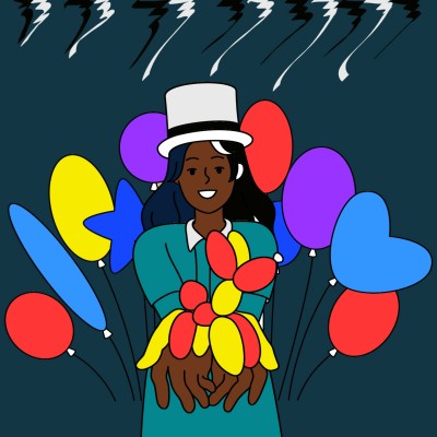 Party balloons  | Lika | Digital Drawing | PENUP