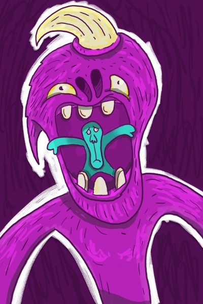 mouth fällt of guy | Schlafschleuder | Digital Drawing | PENUP