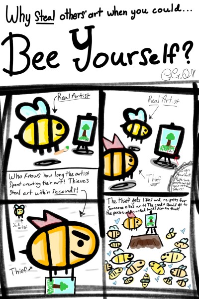 Bee Yourself! | GG.Queen | Digital Drawing | PENUP