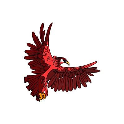 Pássaro Vermelho Bonito | Rafael | Digital Drawing | PENUP