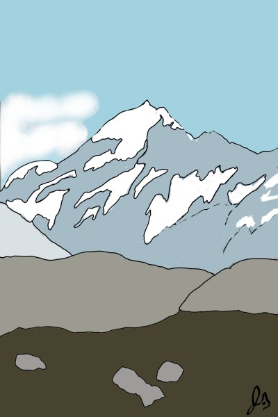 Ice Mountain  | Tokyo-Nerd | Digital Drawing | PENUP