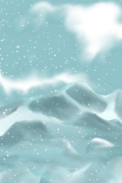 Icy Mountain Tops | TeeTee | Digital Drawing | PENUP