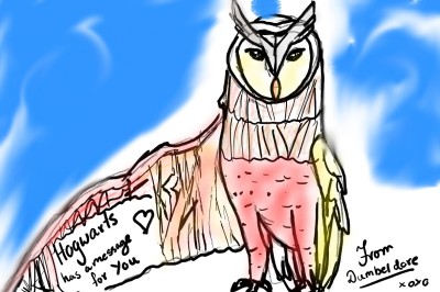 Hedwig the owl rip | ...... | Digital Drawing | PENUP