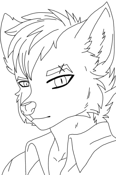 furry coloring page  | _knoxxy.woxxy_ | Digital Drawing | PENUP