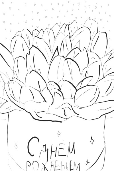 цветы | jelli | Digital Drawing | PENUP