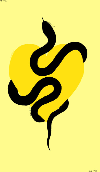 Let's Draw Yellow : Nagini  | _Horcrux_ | Digital Drawing | PENUP