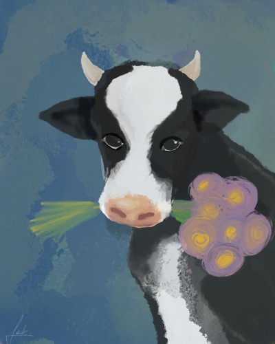 cow  | Jade | Digital Drawing | PENUP