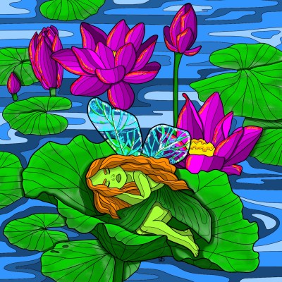Fairy Sleep | Bekkie_2020 | Digital Drawing | PENUP