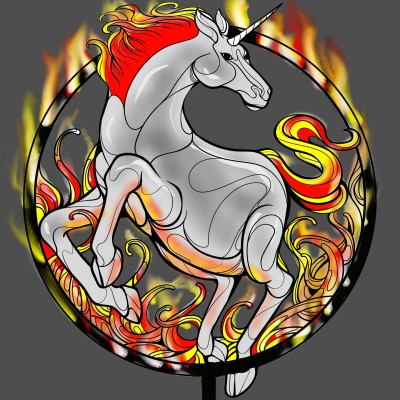Horse fire | J-O-C | Digital Drawing | PENUP