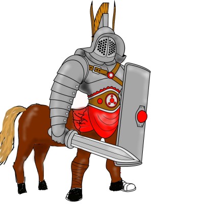 Centaur gladiator  | J-O-C | Digital Drawing | PENUP