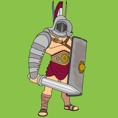 Medieval Warrior Soldier - Clean | Bowlnmike | Digital Drawing | PENUP