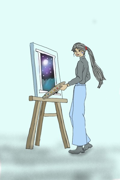 An artist | Sylvia | Digital Drawing | PENUP