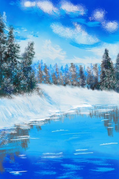 зима | Svitlanatoch | Digital Drawing | PENUP
