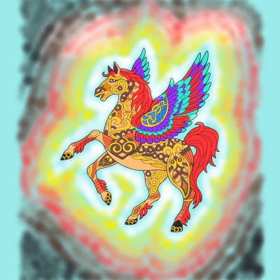 Pegasus Fantasy | YakuMamushi | Digital Drawing | PENUP
